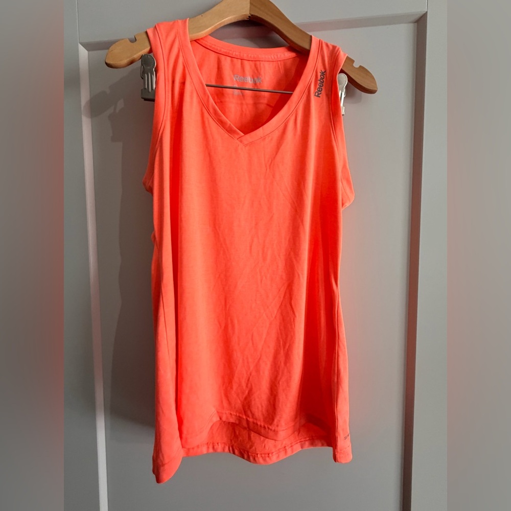 Reebok Women's Bright Orange Tank Top